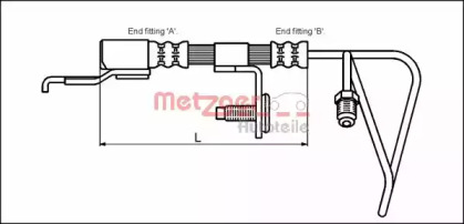 Шлангопровод METZGER 4112512