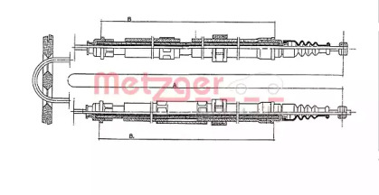 Трос METZGER 431.3