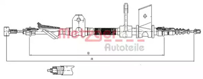 Трос METZGER 451.12