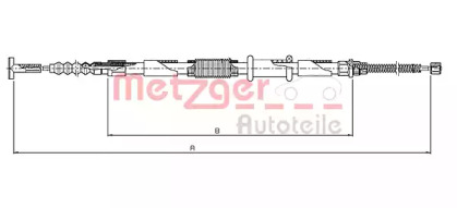 Трос METZGER 461.11