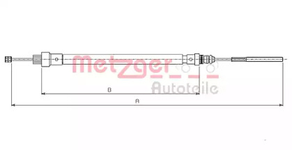 Трос METZGER 491.3