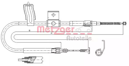 Трос METZGER 631.30