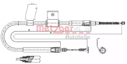 Трос METZGER 631.31