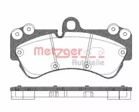 Комплект тормозных колодок METZGER 0994.00