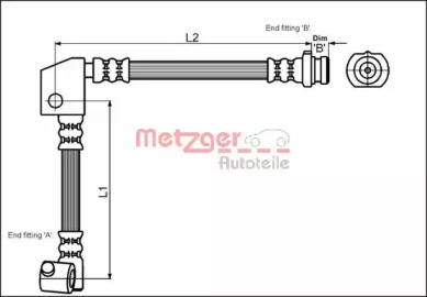 Шлангопровод METZGER 4114738