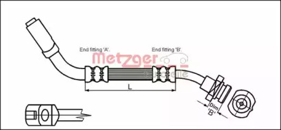 Шлангопровод METZGER 4114724