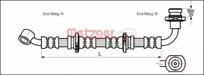 Шлангопровод METZGER 4110071