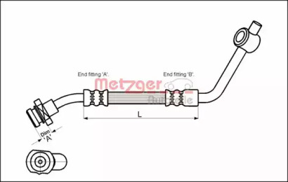 Шлангопровод METZGER 4112529