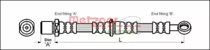 Шлангопровод METZGER 4110200