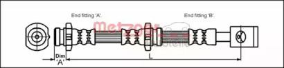 Шлангопровод METZGER 4111991