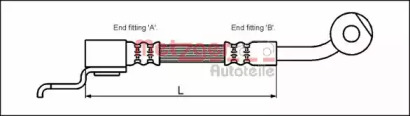 Шлангопровод METZGER 4113523