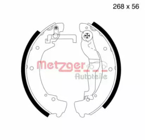 Комлект тормозных накладок METZGER MG 548