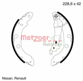 Комлект тормозных накладок METZGER MG 645