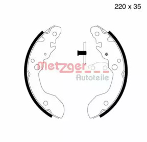 Комлект тормозных накладок METZGER MG 668