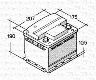 Аккумулятор MAGNETI MARELLI 067143610003