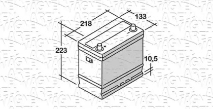 Аккумулятор MAGNETI MARELLI 068045033020