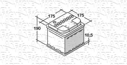 Аккумулятор MAGNETI MARELLI 068044039010