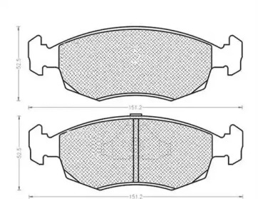 Комплект тормозных колодок MAGNETI MARELLI 430216170026