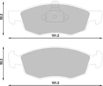 Комплект тормозных колодок MAGNETI MARELLI 430216171186