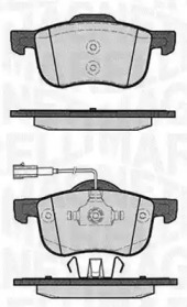 Комплект тормозных колодок MAGNETI MARELLI 363916060128