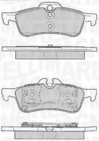 Комплект тормозных колодок MAGNETI MARELLI 363916060331