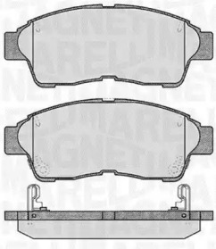 Комплект тормозных колодок MAGNETI MARELLI 363916060406