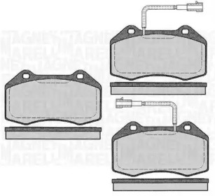 Комплект тормозных колодок MAGNETI MARELLI 363916060591