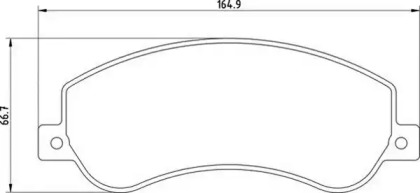Комплект тормозных колодок MAGNETI MARELLI 363700201640