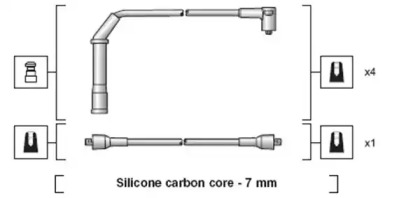 Комплект электропроводки MAGNETI MARELLI 941318111058