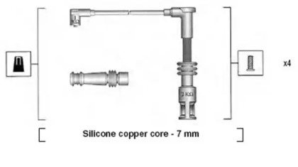 Комплект электропроводки MAGNETI MARELLI 941045380523