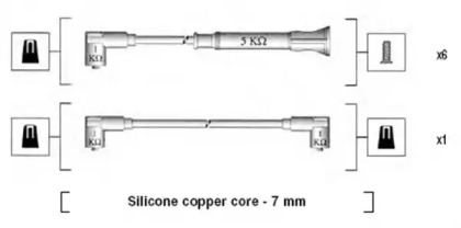 Комплект электропроводки MAGNETI MARELLI 941075040546