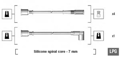 Комплект электропроводки MAGNETI MARELLI 941105150639