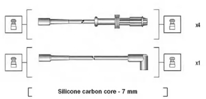 Комплект электропроводки MAGNETI MARELLI 941135120700