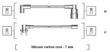 Комплект электропроводки MAGNETI MARELLI 941215160801