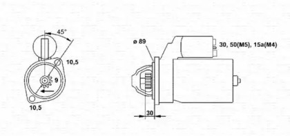 Стартер MAGNETI MARELLI 943241088010