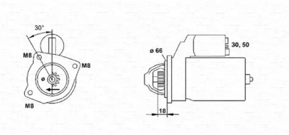 Стартер MAGNETI MARELLI 943251110010