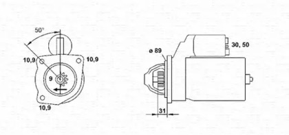 Стартер MAGNETI MARELLI 943252071010