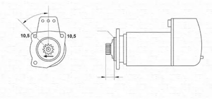 Стартер MAGNETI MARELLI 943252129010