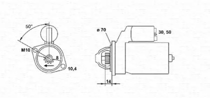 Стартер MAGNETI MARELLI 943253182010