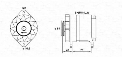 Генератор MAGNETI MARELLI 943311220010