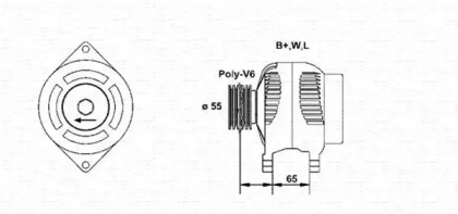 Генератор MAGNETI MARELLI 943355213010