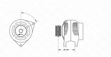 Генератор MAGNETI MARELLI 943355224010