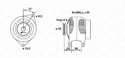 Генератор MAGNETI MARELLI 943356102010