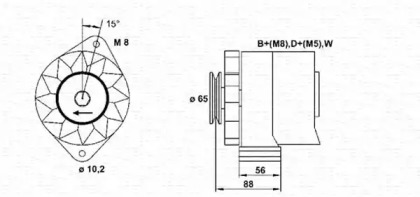 Генератор MAGNETI MARELLI 943356508010