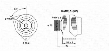 Генератор MAGNETI MARELLI 943356577010