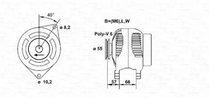 Генератор MAGNETI MARELLI 943356961010