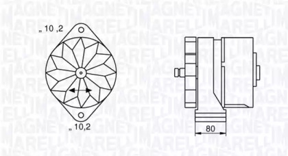 Генератор MAGNETI MARELLI 063534696430