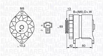 Генератор MAGNETI MARELLI 063531446220