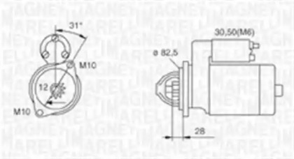 Стартер MAGNETI MARELLI 063720017010