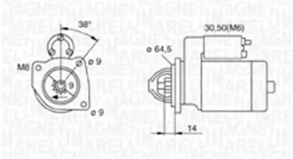 Стартер MAGNETI MARELLI 063720796010